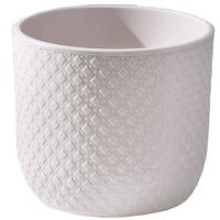 Кашпо Клевер 3,2л льняной с вставкой /6шт/ДТ 