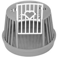 Переноска д/грызунов пластиковая 16*11см серая/5шт/РПГ02/Евро 