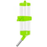 Поилка д/грызунов с металлическим носиком на креплении 250мл зеленая/60шт/Дп1403/Евро