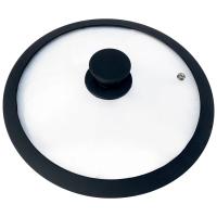 Крышка закал. стекло CAPPELLO D26см с силикон.ручкой, силикон.обод /12шт/003545/Mallony