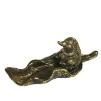 Фигура Ежик на листочке (золото) L22.5W18.5H8.5 713744/D124