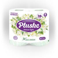 Туалетная бумага 3 слоя "Plushe Deluxe Light" 8рулонов*15м Жасмин Арома Туалетная бумага 3 слоя "Plushe Deluxe Light" 8рулонов*15м Жасмин Арома