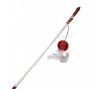 Дразнилка Шар с пером на удочке NT935D