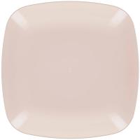 Тарелка Квадро плоская бежевый М8044 /25шт/ Альтерн