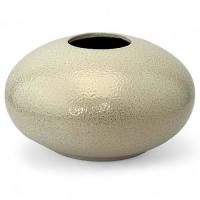 Ваза Эллипс глянец бел/зол d18h10см  V52/728329 Ваза Эллипс глянец бел/зол d18h10см  V52/728329