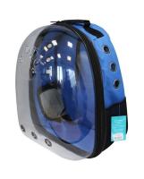 Рюкзак-переноска д/животн.трансформер раскладной 24x30x40см синий/Рст451с/Евро