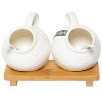 Набор д/специй 200мл Волна (2шт) на подставке 194-48031 /18шт/PSF