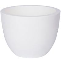 Кашпо Орфей(Орион) 2,3л белый с вставкой 17,5*13см ОРф17-10 /5шт/ЛГ