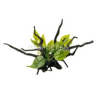 Грот Decor202 Коряга с растением 34*16*20см/Салекс