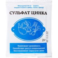 Сульфат цинка 20г 60шт ИП Редькин