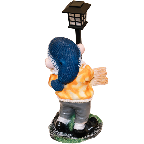 Гном с фонарем и табличкой привет Н-52см 169417