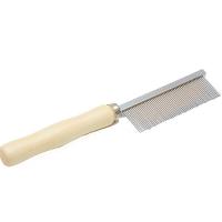 Расческа деревянная ручка частозубая №4/17500014/Каскад