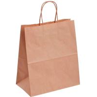 БУМ61096 Пакет 240*140*280мм бумажный с кручеными ручками крафт 70 /250шт/