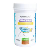 Корм для рыб AQUAMAENU Унигран мелкие гранулы, банка 100мл Корм для рыб AQUAMAENU Унигран мелкие гранулы, банка 100мл