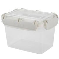 Контейнер с защелками д/прод. 0,7л Plast Team Bergen прямоугол. пепельный жемчуг РТ1042 /16шт/ПТ