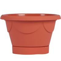 Кашпо Верона 1л терракот с под. 07010 /90шт/Арз