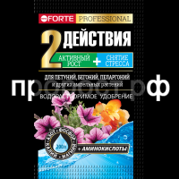 БФ ОГ Удобрение водораст. с аминокисл. Для петуний, бегоний, пеларгоний и других ампельных, пак. 100 г