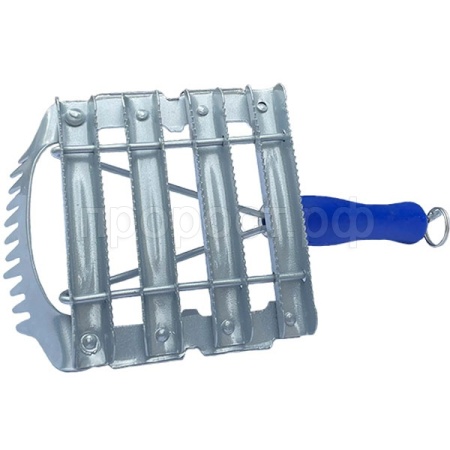 Инструмент Скребок для шкуры метал. 8-рядный с гребнем/181668/АМА+ Инструмент Скребок для шкуры метал. 8-рядный с гребнем/181668/АМА+