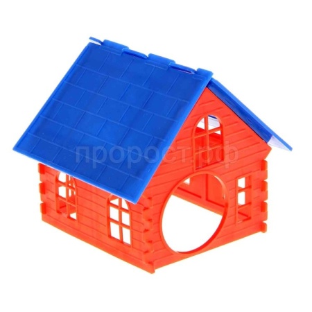 Игрушка для грызунов Домик Пластик без основания 01 Игрушка для грызунов Домик Пластик без основания 01