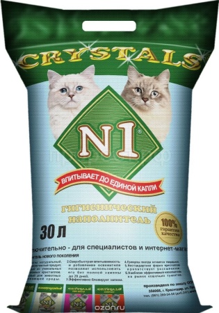 Наполнитель Барсик №1 силикагелевый 30 л  Наполнитель Барсик №1 силикагелевый 30 л