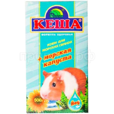 Грызуны Кеша д/морских свинок морская капуста 500г/28шт/170022/Вестерн ЧЗ