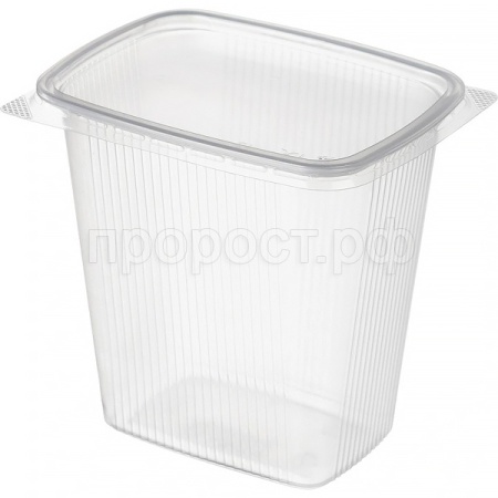 Контейнер 108*82мм 500мл (100шт) с крышкой ПП CLP 1766234 /10шт/ К