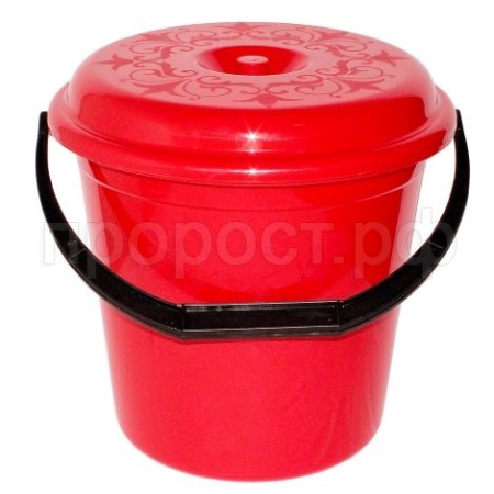 Ведро 15л мерное с крышкой 04115 /Милих Ведро 15л мерное с крышкой 04115 /Милих