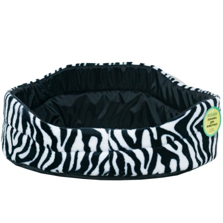 Лежак тапок стеганый поролоновый принт САФАРИ ЗЕБРА 52*46*20см/DONBARON Лежак тапок стеганый поролоновый принт САФАРИ ЗЕБРА 52*46*20см/DONBARON