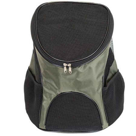 Переноска-рюкзак ЭКО №2 ALIEN нейлон,2кармана 41*38*29см зеленый/90051зелен/