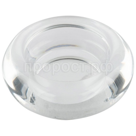 Подсвечник д/чайной свечи круглый 6,5см стекло 105507 /48шт/Рыжий кот