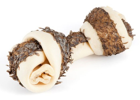 Лакомство для собак Кость узловая №3 с рубцом говяжьим/001639/ Лакомство для собак Кость узловая №3 с рубцом говяжьим/001639/