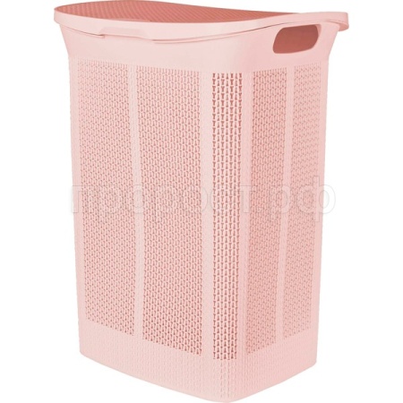 Корзина д/белья Keeplex Ajur 50л бежевый топаз KL4101/2шт/ПР