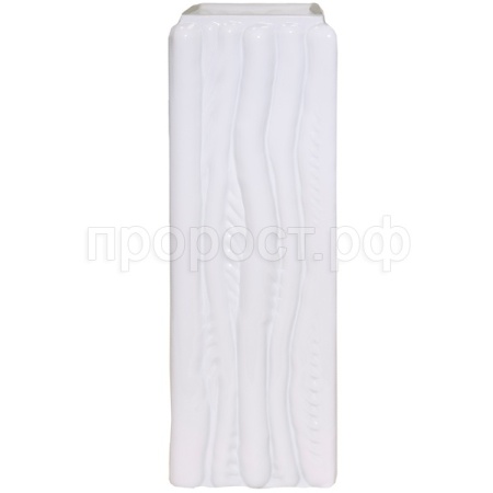 Ваза Квадрат Кора h30 12*12см белый 200/300 К-251/072978