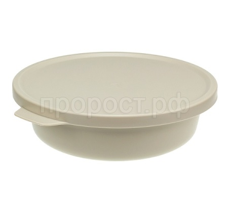 Миска ТЭСТИ 0,5л с крышкой латте М1361 /16шт/М-пласт Миска ТЭСТИ 0,5л с крышкой латте М1361 /16шт/М-пласт