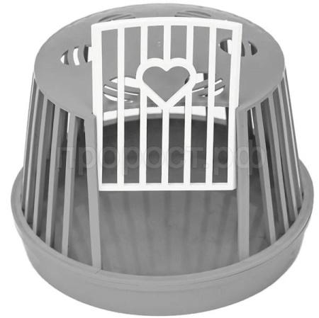 Переноска д/грызунов пластиковая 16*11см серая/5шт/РПГ02/Евро 