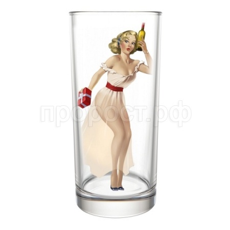 Набор стаканов (6шт) Pin-up girls 300мл 148-Д /4шт/ДК Набор стаканов (6шт) Pin-up girls 300мл 148-Д /4шт/ДК