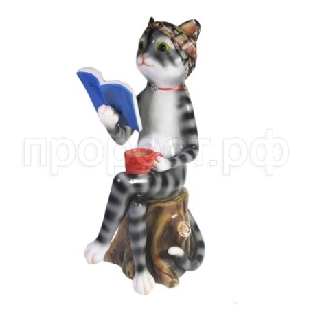 Кошка Анфиса c банданой L21W17H41 713714/D103 Кошка Анфиса c банданой L21W17H41 713714/D103