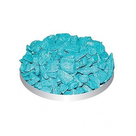 Грунт для аквариума Тритон блестящий 5кг бирюзовый крупный/8шт