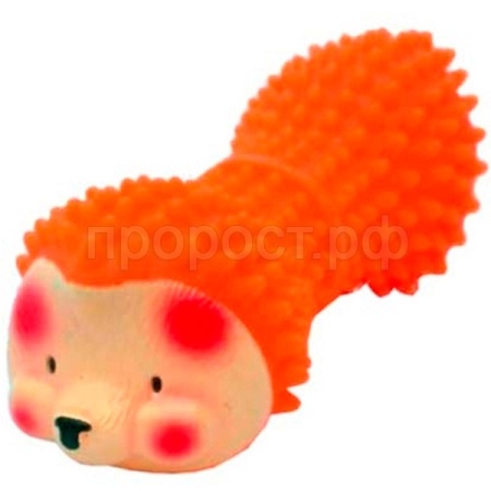 Игрушка для собак гантель винил Ежик для крупных пород ISJ3018