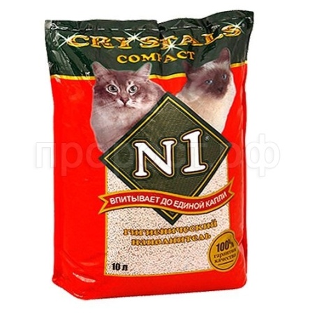 Наполнитель Compact  №1 комкующийся 10л Наполнитель Compact  №1 комкующийся 10л