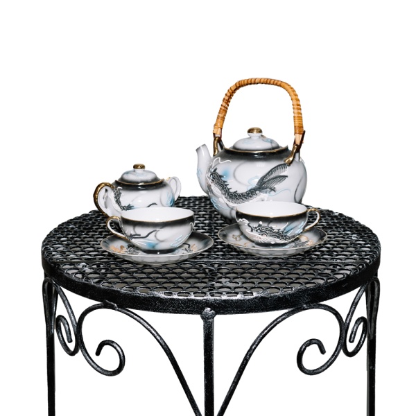 Столик садовый декор ПРОВАНС черный с патиной №3 РЗДИ Столик садовый декор ПРОВАНС черный с патиной №3 РЗДИ