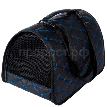 Сумка-переноска жесткая Карбон №2 черно-син./04625-8/2/Ксоди Сумка-переноска жесткая Карбон №2 черно-син./04625-8/2/Ксоди