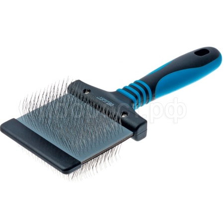 Пуходёрка DeLIGHT двухсторонняя гибкая мягкий+жёсткий корд большая 36843L/12/Пет Лайн Пуходёрка DeLIGHT двухсторонняя гибкая мягкий+жёсткий корд большая 36843L/12/Пет Лайн