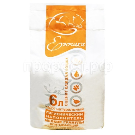 Наполнитель Ерошка впитывающий мелкие гранулы 6л Наполнитель Ерошка впитывающий мелкие гранулы 6л