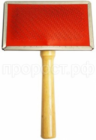 Щетка средняя с металлическими зубьями 14*12см/Т9501/Евро Щетка средняя с металлическими зубьями 14*12см/Т9501/Евро