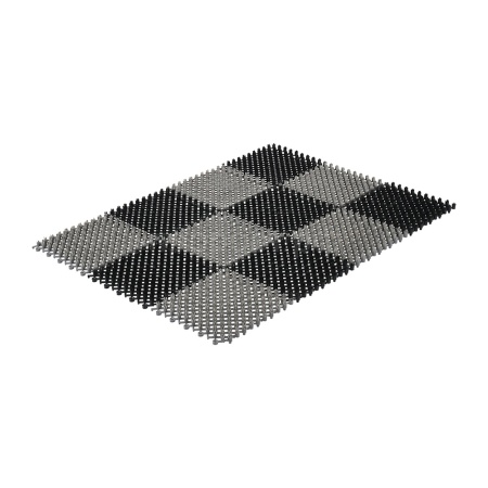 Коврик Травка 42*56см  черно-серый 23005/10шт/Профит