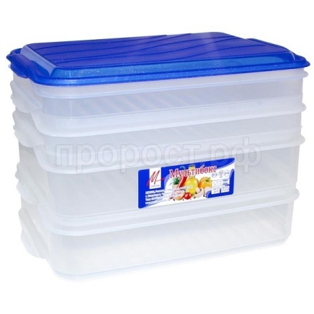 Контейнер д/продуктов Мультибокс 4-х ярусный 02052 /5шт/Милих