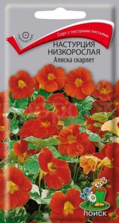 Настурция Аляска скарлет 1гр Настурция Аляска скарлет 1гр