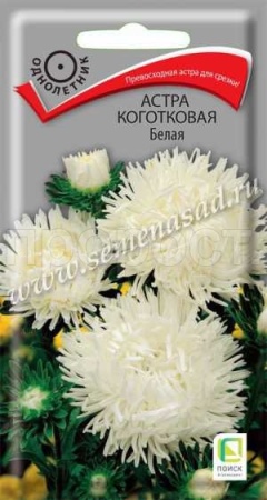 Астра коготковая Белая 0,3г  Астра коготковая Белая 0,3г