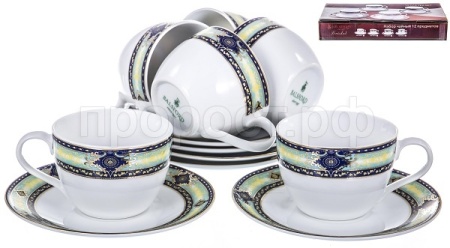 Набор чайный Бристоль Роберт 12 предметов 106-03019  Набор чайный Бристоль Роберт 12 предметов 106-03019